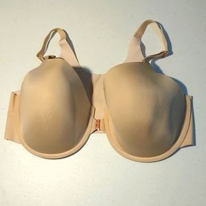 Nearly New Soma Vanishing Back Bra 38 DD Beige